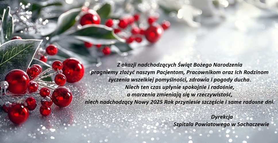 Życzenia na Święta Bożego Narodzenia 2024